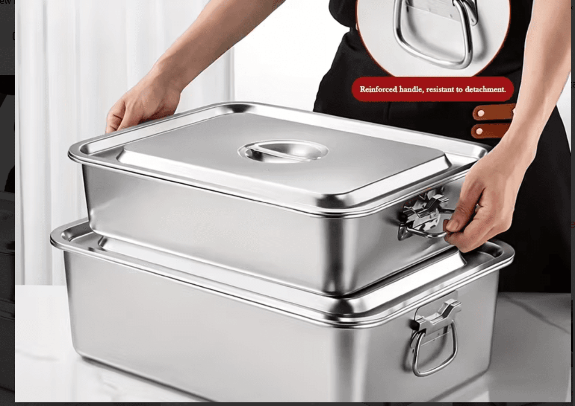 Reference image of stainless-steel food-service containers